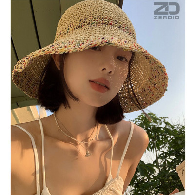 Mũ Cói Nữ, Nón Đi Biển Thoáng Khí MCNDB01 Phong Cách Hàn Quốc