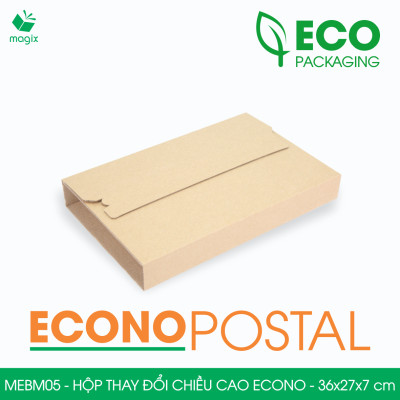 MEBM05 - 36x27x7 cm - 60 hộp carton thay đổi chiều cao siêu tiết kiệm - Hộp đóng sách, hộp gói hàng