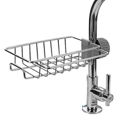 Kệ đựng đồ rửa chén bát Xoong nồi , kệ inox gắn vòi nước đa năng giá để giẻ rửa bát dụng cụ nhà bếp tiện dụng Kitchen