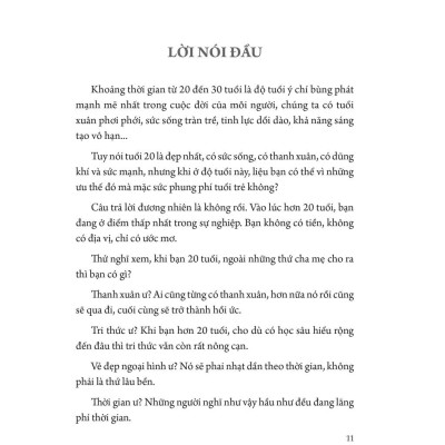 Sách: 20 - 30 Tuổi Mười Năm Vàng Quyết Định Bạn Là Ai