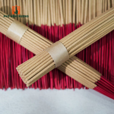 Nhang sạch Phổ Nghi Hương - Hương Thảo An Nhiên 32cm từ 100% thảo mộc tự nhiên, mùi thơm của gỗ thoảng hương tươi mát