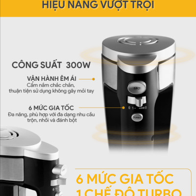 Máy Đánh Trứng Bluestone HMB-6333S (300W) - Hàng chính hãng