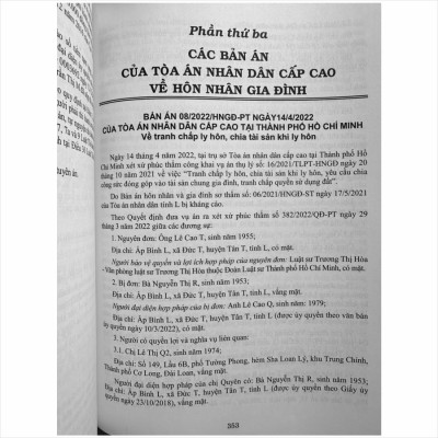 Sách Tuyển Tập Các Bản Án Của Tòa Án Nhân Cấp Cao Về Hành Chính - Kinh Doanh Thương Mại - Hôn Nhân Gia Đình - Lao Động (Dành cho Thẩm phán, Thẩm tra viên, Hội thẩm, Kiểm sát viên, Luật sư và các học viên tư pháp ) - TS. Trần Văn Hà (V2446A)