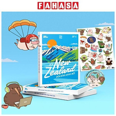 Đến New Zealand Đón Bình Minh Mới - Tặng Kèm Sticket + Huy Hiệu Xinh Yêu