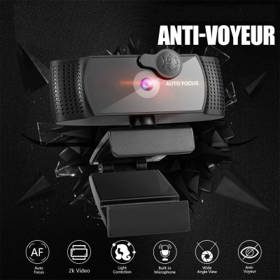 Webcam PGR 2K Auto focus lấy nét tự động cho máy tính Laptop nhập khẩu