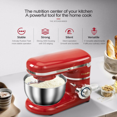 Máy trộn bột và đánh trứng 5 lít, 1500W BioloMix BM785LB công suất 1500W, 6 tốc độ đánh khác nhau, thiết kế hiện đại dễ vệ sinh lắp đặt (HÀNG CHÍNH HÃNG)