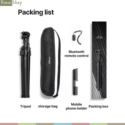 Ulanzi MT-65 - Chân Đế Di Động Điều Khiển Từ Xa Bluetooth Dành Cho Máy Ảnh, Điện Thoại, Tải Trọng 8 Kg - Hàng chính hãng