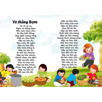 Sách - Đồng Dao Cho Bé - Các Trò Chơi Dân Gian - Các Câu Hát Vè Dân Gian - Bé Từ 3 Đến Trở Lên - Việt Thư