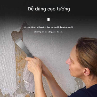 Bộ dụng cụ đa năng thợ mộc – Xà beng inox siêu bền, dao cạy cửa gỗ, dụng cụ cạo, nhổ đinh, hỗ trợ nuôi ong tiện lợi