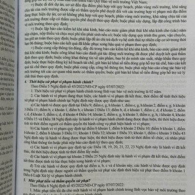 Sách Luật Bảo Vệ Môi Trường, Luật Địa Chất Và Khoáng Sản – Quy Định Về Xử Phạt Vi Phạm Hành Chính - V2541D