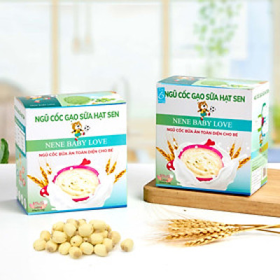 Ngũ cốc ăn dặm Long Giang vị Gạo Sữa Hạt sen 