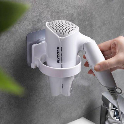 Giá Dán Tường Hiện Đại, Kệ Dán Tường Để Máy Sấy Tóc Đa Năng, Dùng Cho Nhà Tắm Tiện Dụng, Khô Ráo, Sạch Sẽ. TakyHome 4021