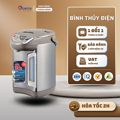 Phích Nước Điện Sowun SW1669 4.2 Lít - Bảo Hành 12 Tháng Chính Hãng