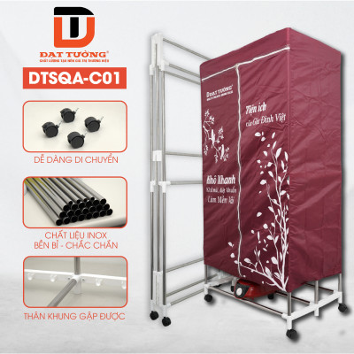 Tủ Sấy Quần Áo Đạt Tường DTSQA-C01 - Màu Ngẫu Nhiên - Hàng Chính Hãng