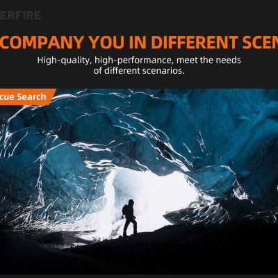 Đèn pin xách tay Superfire M17 - thiết kế trẻ trung hiện đại là loại đèn chiếu đèn pha nhỏ gọn tiện dụng