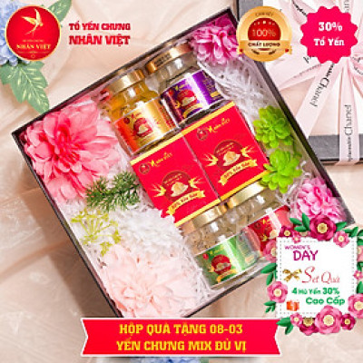 HỘP QUÀ TẶNG YẾN - MÓN QUÀ Ý NGHĨA CHO NGÀY QUỐC TẾ PHỤ NỮ 8/3 - NHÂN VIỆT