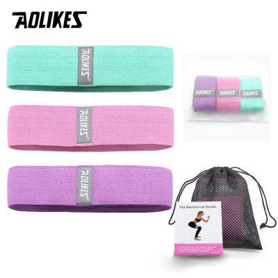 Bộ 3 dây kháng lực AOLIKES A-3604 đàn hồi tập cơ mông đùi chân hip resistance bands