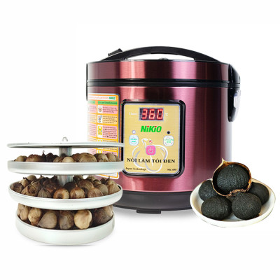 Máy Làm Tỏi Đen Nikio NK-688 - Nồi Ủ Tỏi Đen Cao Cấp, Công Nghệ Nhật Bản, Làm Tỏi Và Sấy Khô Tự Động, Tỉ Lệ Thành Công 99%, Tỏi Thơm Ngon Chuẩn Vị - Dung Tích 5 Lít, Làm Được 1.5 Kg Tỏi - Hàng Chính Hãng (5L) - Hàng chính hãng