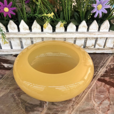 Bát nước minh đường tụ thủy, bát thả hoa thần tài đá ngọc cẩm thạch - Đường kính 15 cm