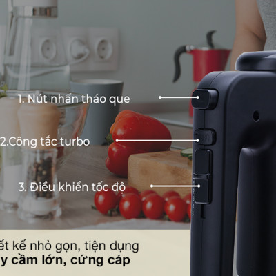Máy Đánh Trứng Cầm Tay Hafele HH-B400A Hàng Chính Hãng (535.43.276)`