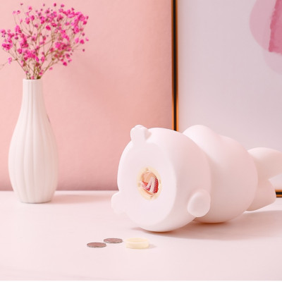 Ống Tiết Kiệm Thỏ Trắng Numi Và Cà Rốt Trang Trí Quà Tặng_ Hàng Chính Hãng