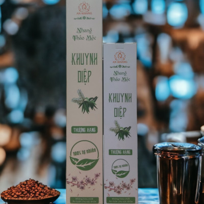 Hộp 100 nén nhang Khuynh Diệp dài 29cm- không sử dụng hóa chất, ít khói, mùi hương dịu nhẹ