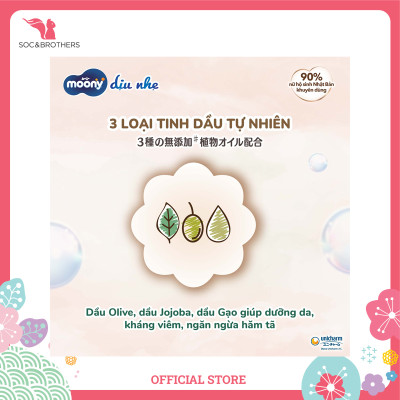 Bỉm dán cao cấp Moony Natural Organic size NB 62+4