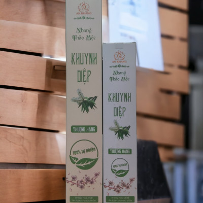 Hộp 100 nén nhang Khuynh Diệp dài 29cm- không sử dụng hóa chất, ít khói, mùi hương dịu nhẹ