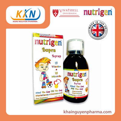 [MUA 1 TẶNG 2] KHI MUA Nutrigen Supra Syrup - Siro Bổ Sung Dinh Dưỡng Và Vi Chất cho trẻ em