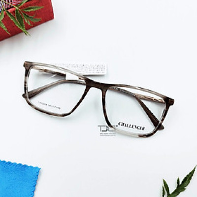 GỌNG KÍNH NAM NỮ, PHOM VUÔNG, THỜI TRANG, CHÍNH HÃNG CHALLENGER CA22008