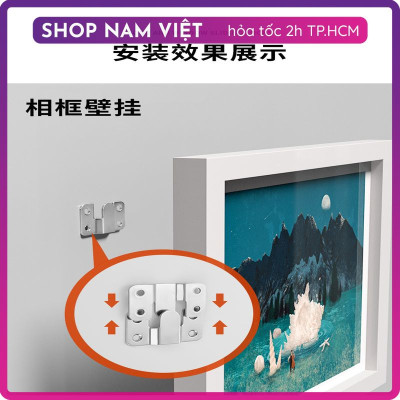 Móc Treo Tranh, Treo Vật Dụng Trong Nhà Chịu Lực (Kèm Vít)