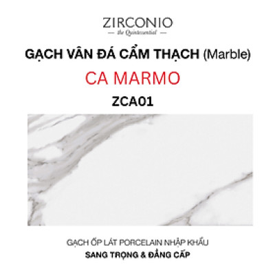 Gạch NIRO GRANITE - ZIRCONIO ZCA01 CA MARMO - 60x120cm - 2 viên/thùng(1.44m2)