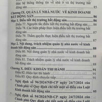 Luật Kinh doanh bất động sản và văn bản hướng dẫn thi hành