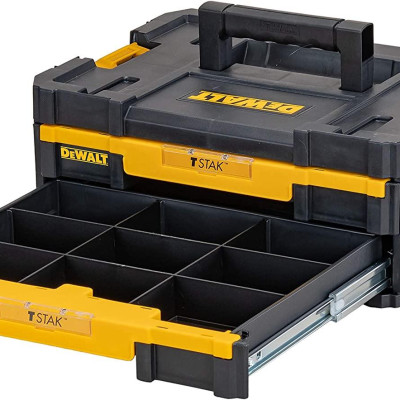 THÙNG ĐỒ NGHỀ T-STAK (440X331X176)MM DEWALT DWST1-70706 - HÀNG CHÍNH HÃNG