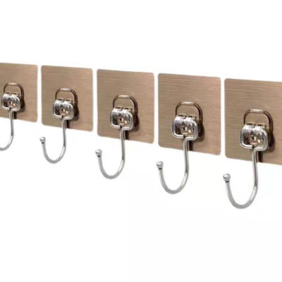 MÓC DÁN TƯỜNG INOX 304 DÁN CHẢI TREO DAO, THỚT, TREO ĐỒ DÙNG ĐA NĂNG SIÊU DÍNH