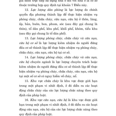 Luật phòng cháy, chữa cháy và cứu nạn, cứu hộ năm 2024 - bản in 2025