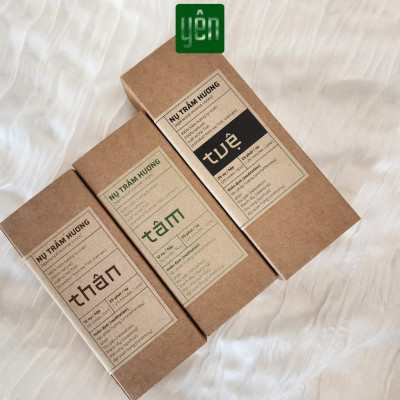 Nụ Trầm Hương Yên Loại Thân, Tâm, Tuệ Sạch Tự Nhiên Ít Khói An Toàn Dùng Thiền Thờ Cúng Thư Giãn