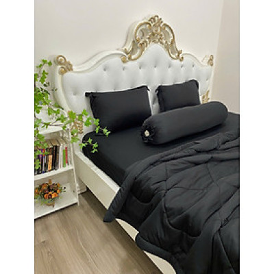 Bộ drap thun Hàn Quốc loại 1 có mền 5 món ( 1 drap + 1 chăn chần bông + 3 áo gối) đủ size
