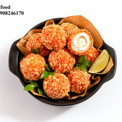 Cá Viên Nhân Xốt Mayonnaise 10 Viên Hộp 300gr Premium - Thương hiệu Yumyeah