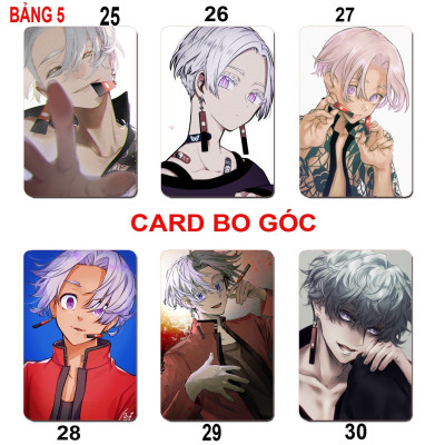 Card hình Kurokawa izana Tokyo Revengers 6 ảnh khác nhau/ Thẻ card Kurokawa izana Kich trường của takemiki