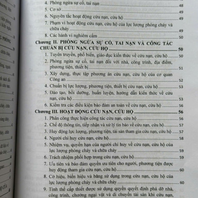 Sách Luật Phòng Cháy, Chữa Cháy Và Cứu Nạn Cứu Hộ - Quy Định Pháp Luật Về Công Tác Cứu Nạn, Cứu Hộ Của Lực Lượng Phòng Cháy Và Chữa Cháy (V2550T)
