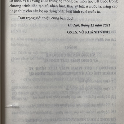 Áp Dụng Pháp Luật Hình Sự Lý Luận Và Thực Tiễn 