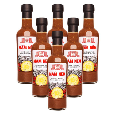 Mắm nêm pha sẵn cao cấp Làng Chài Xưa, nguyên liệu tươi, thơm ngon đặc biệt, chai thủy tinh 300g