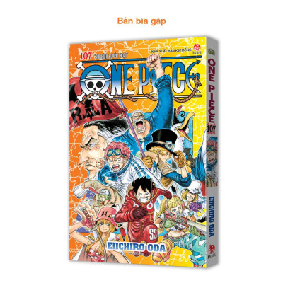Sách - One Piece - Tập 107 - “Anh Hùng Huyền Thoại” - Bản Bìa Gập