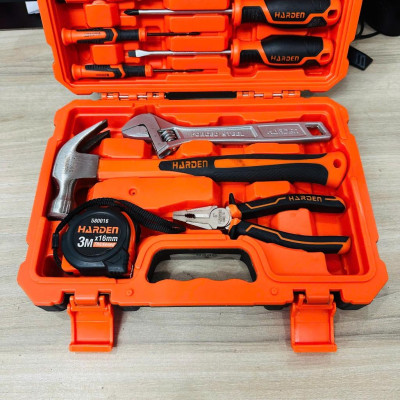 Bộ Dụng Cụ Sửa Chữa Đa Năng 18 Món – Có Búa, Kìm, Tua Vít, Thước, Dao, Mỏ Lết, Lục Giác, Băng Keo