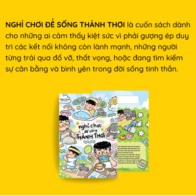 Sách - Nghỉ Chơi Để Sống Thảnh Thơi