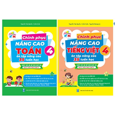 Sách - Combo Chinh Phục Nâng Cao Toán + Tiếng việt Lớp 4 - Kết Nối