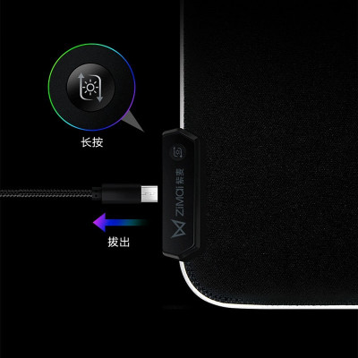 Lót chuột Mouse pad Led RGB 350*250*3mm - Hàng chính hãng / Hàng nhập khẩu