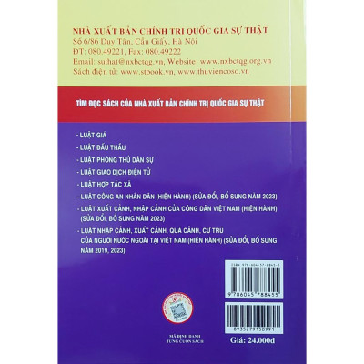 Sách - Luật Bảo Vệ Quyền Lợi Người Tiêu Dùng - NXB Chính Trị Quốc Gia