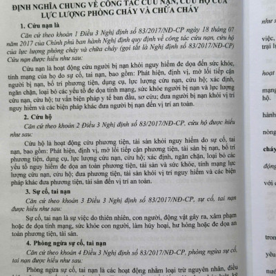 Sách Luật Phòng Cháy, Chữa Cháy Và Cứu Nạn Cứu Hộ - Quy Định Pháp Luật Về Công Tác Cứu Nạn, Cứu Hộ Của Lực Lượng Phòng Cháy Và Chữa Cháy (V2550T)